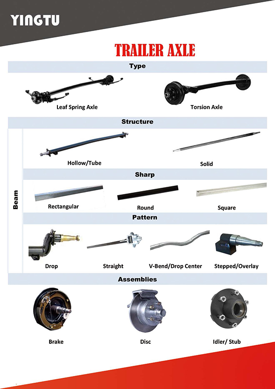 Trailer Axles For Sale - Different Capacities and Sizes