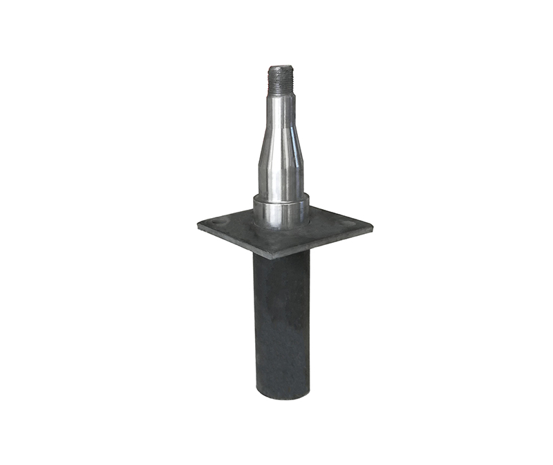 Trailer Axle Spindles with Brake Flange - 4 Hole